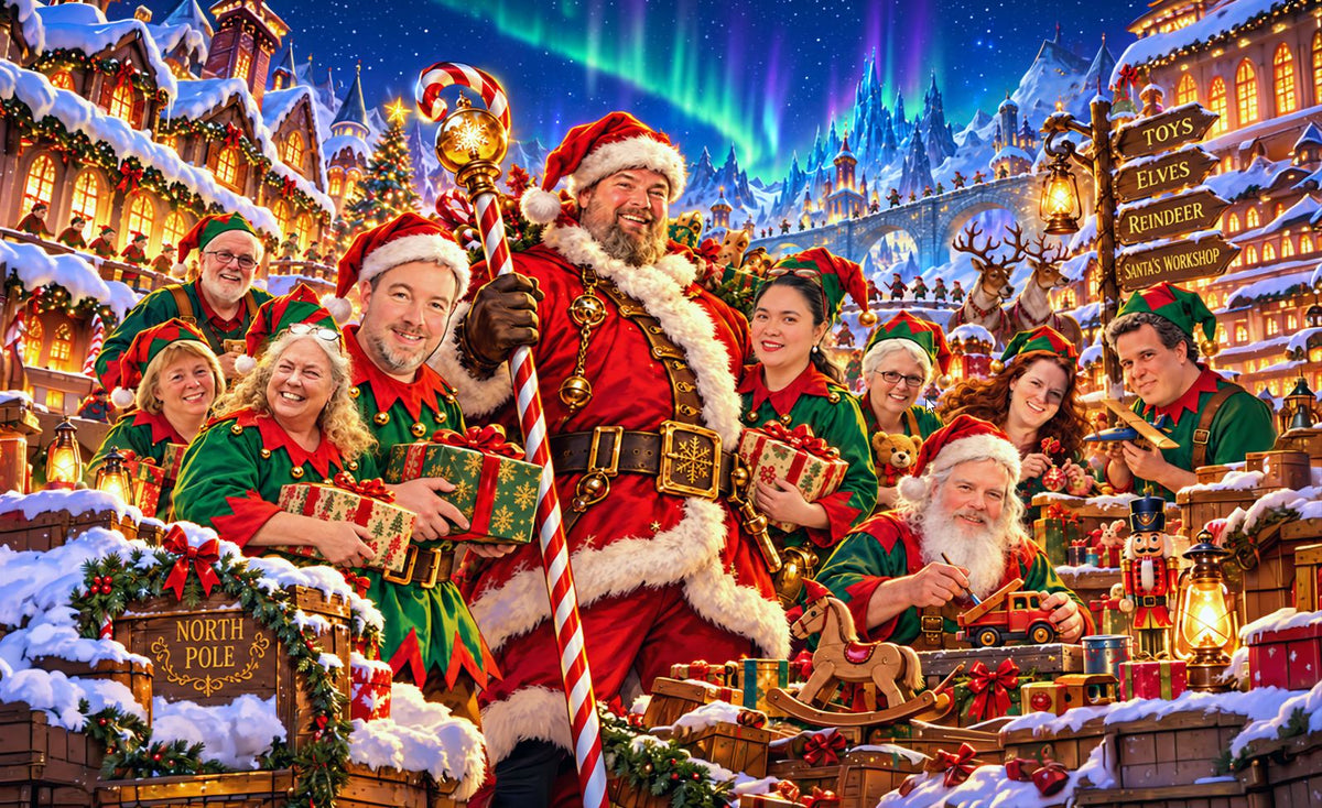 Big Ed – North Pole Christmas – Photo Paper Poster