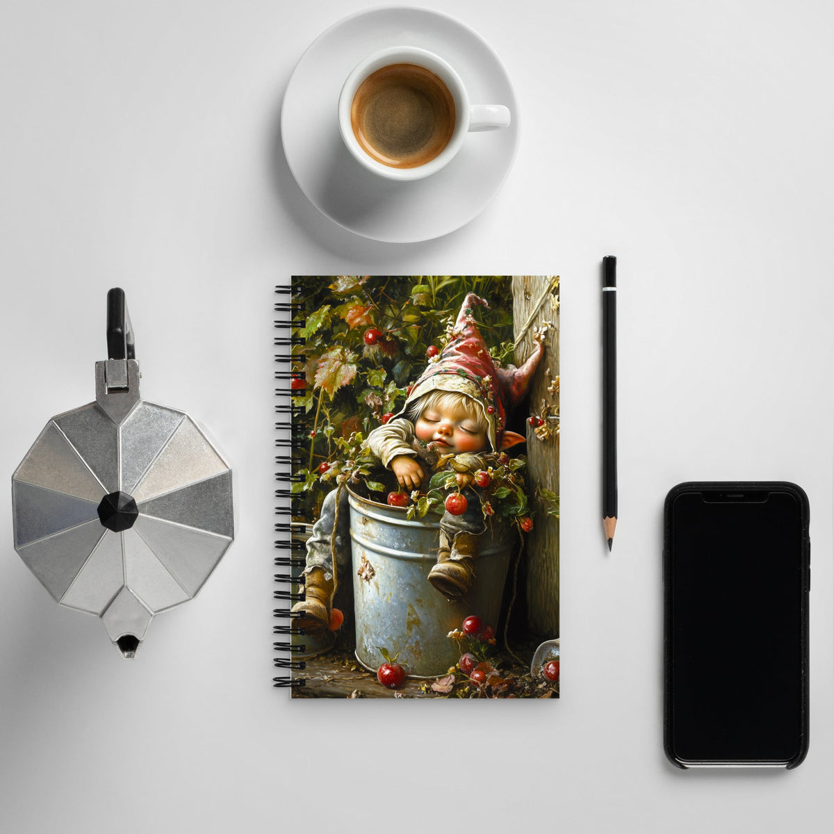 Apple Harvest Spiral Notebook - Mythic Jheyz Collection - BBairt