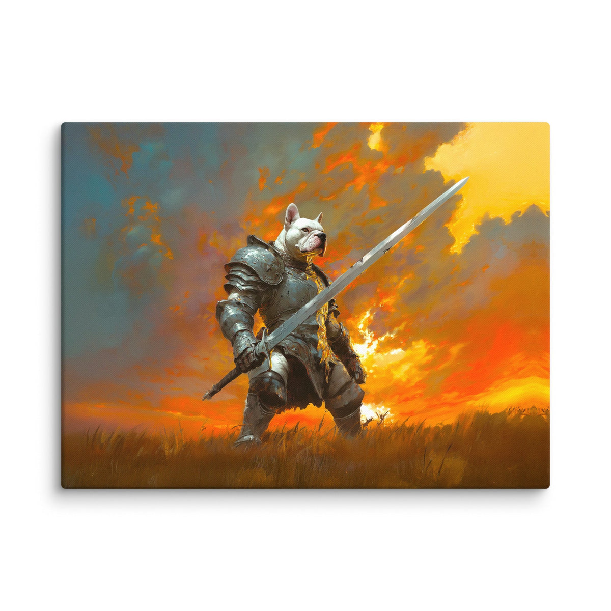 Ashenblade the Valiant – Canvas Print - BBairt