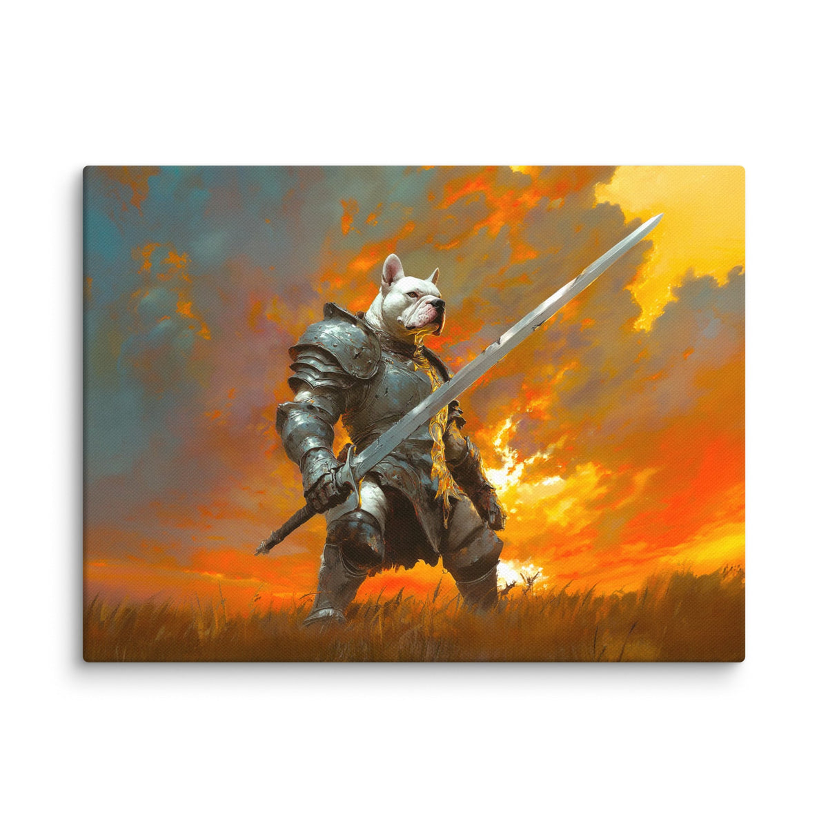 Ashenblade the Valiant – Canvas Print - BBairt