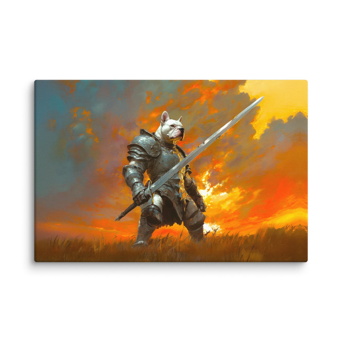 Ashenblade the Valiant – Canvas Print - BBairt