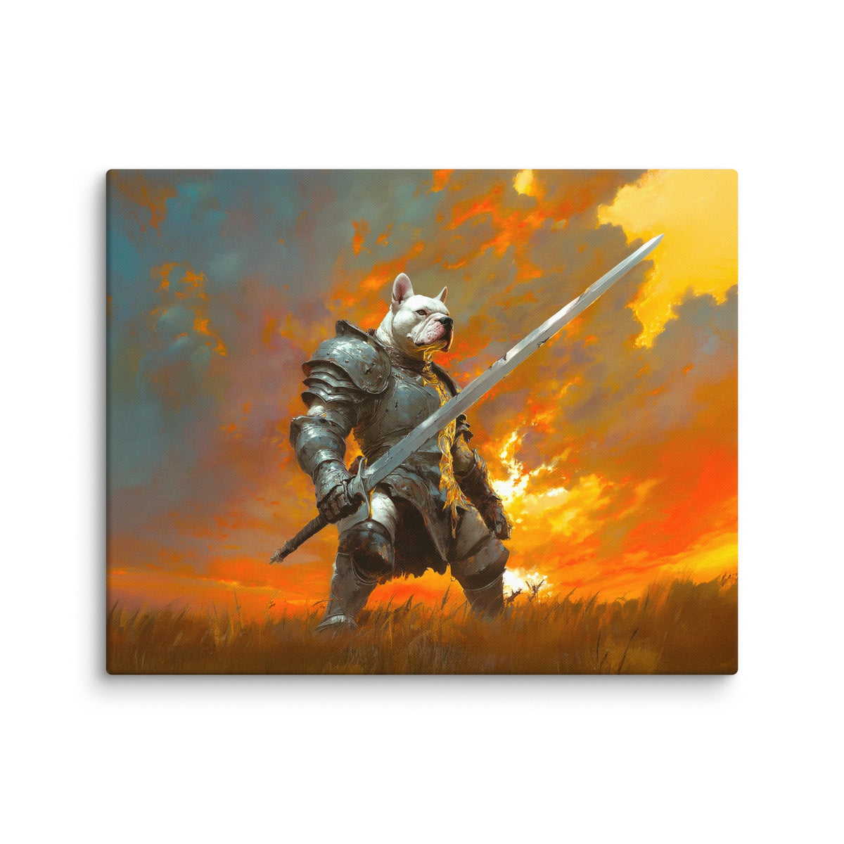 Ashenblade the Valiant – Canvas Print - BBairt