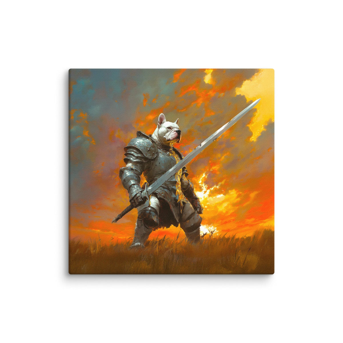Ashenblade the Valiant – Canvas Print - BBairt