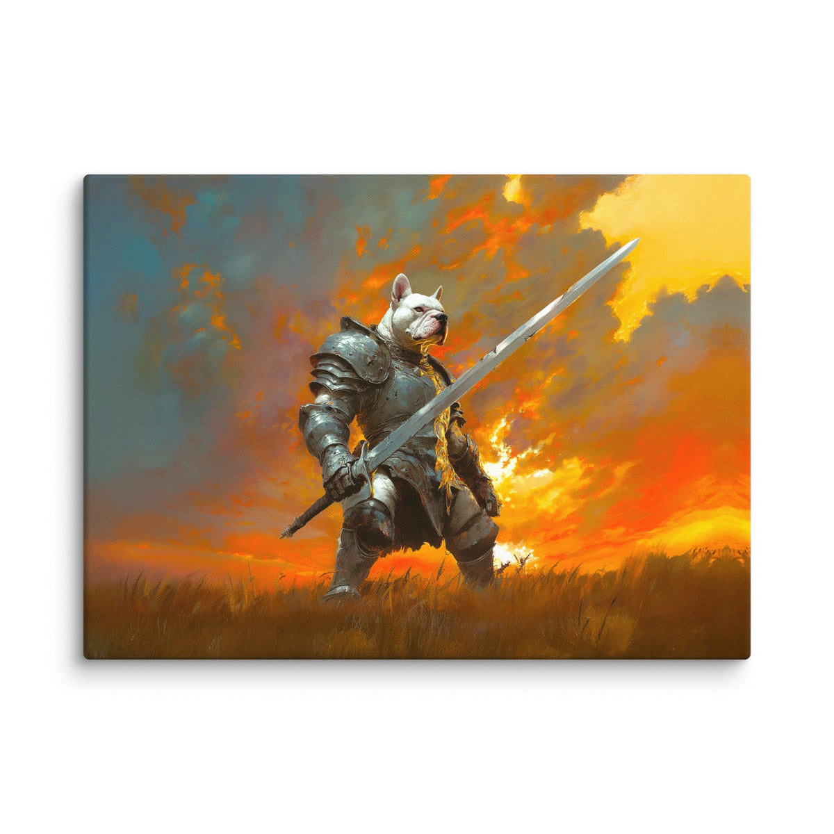 Ashenblade the Valiant – Canvas Print - BBairt