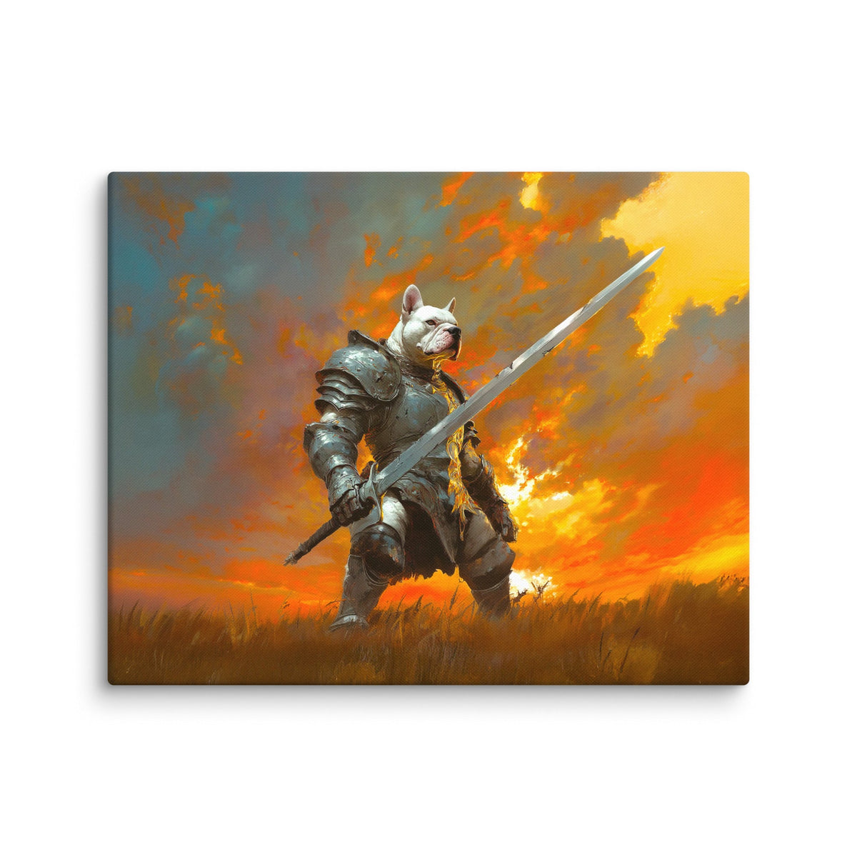 Ashenblade the Valiant – Canvas Print - BBairt