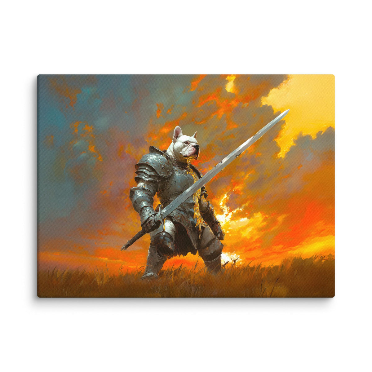 Ashenblade the Valiant – Canvas Print - BBairt