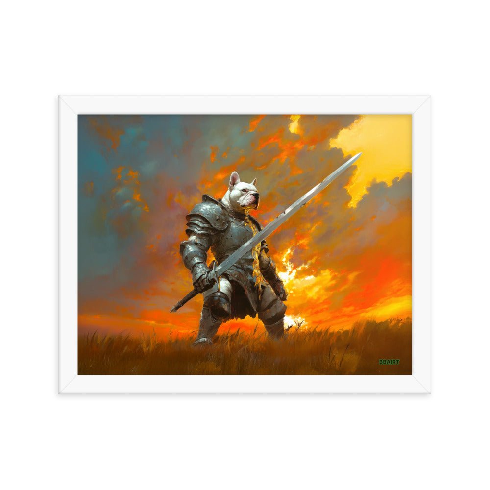 Ashenblade the Valiant – Framed Matte Poster - BBairt