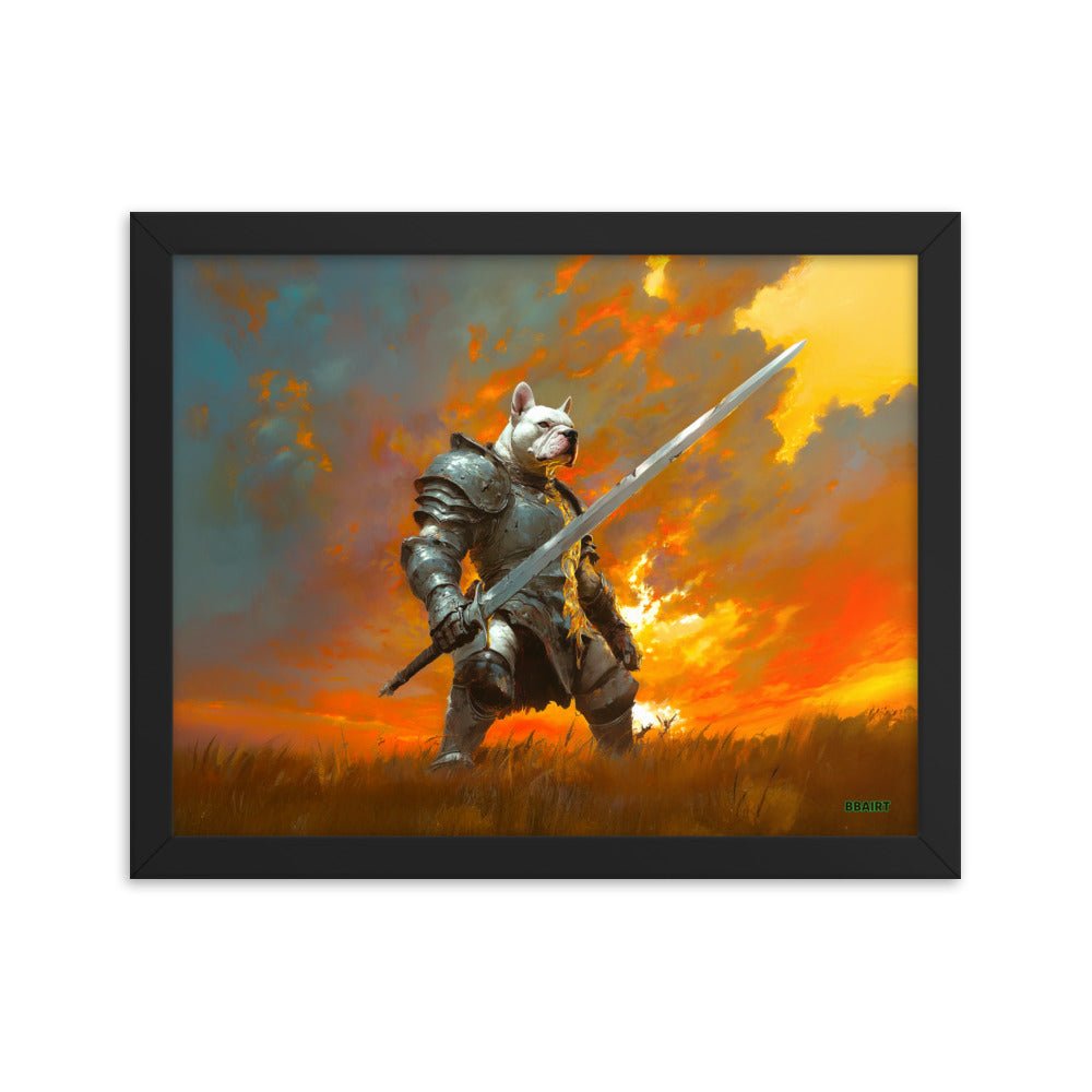 Ashenblade the Valiant – Framed Matte Poster - BBairt