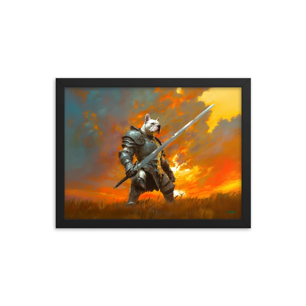 Ashenblade the Valiant – Framed Matte Poster - BBairt