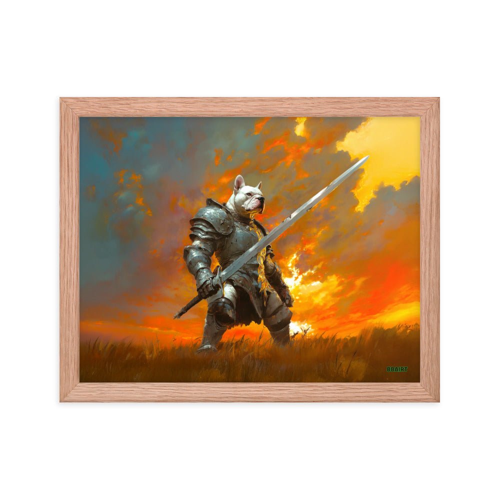 Ashenblade the Valiant – Framed Matte Poster - BBairt