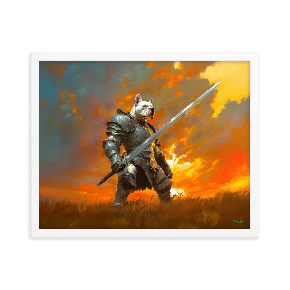Ashenblade the Valiant – Framed Matte Poster - BBairt