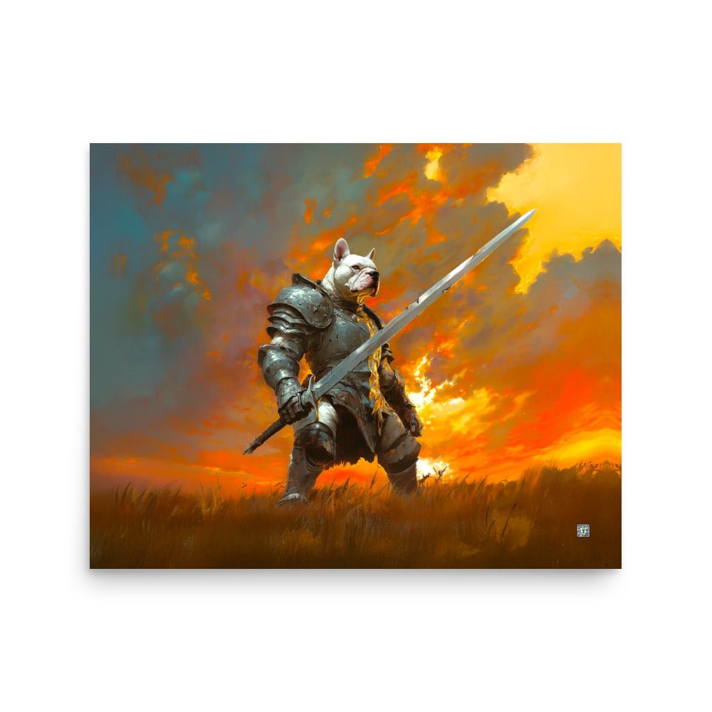 Ashenblade the Valiant – Matte Poster - BBairt