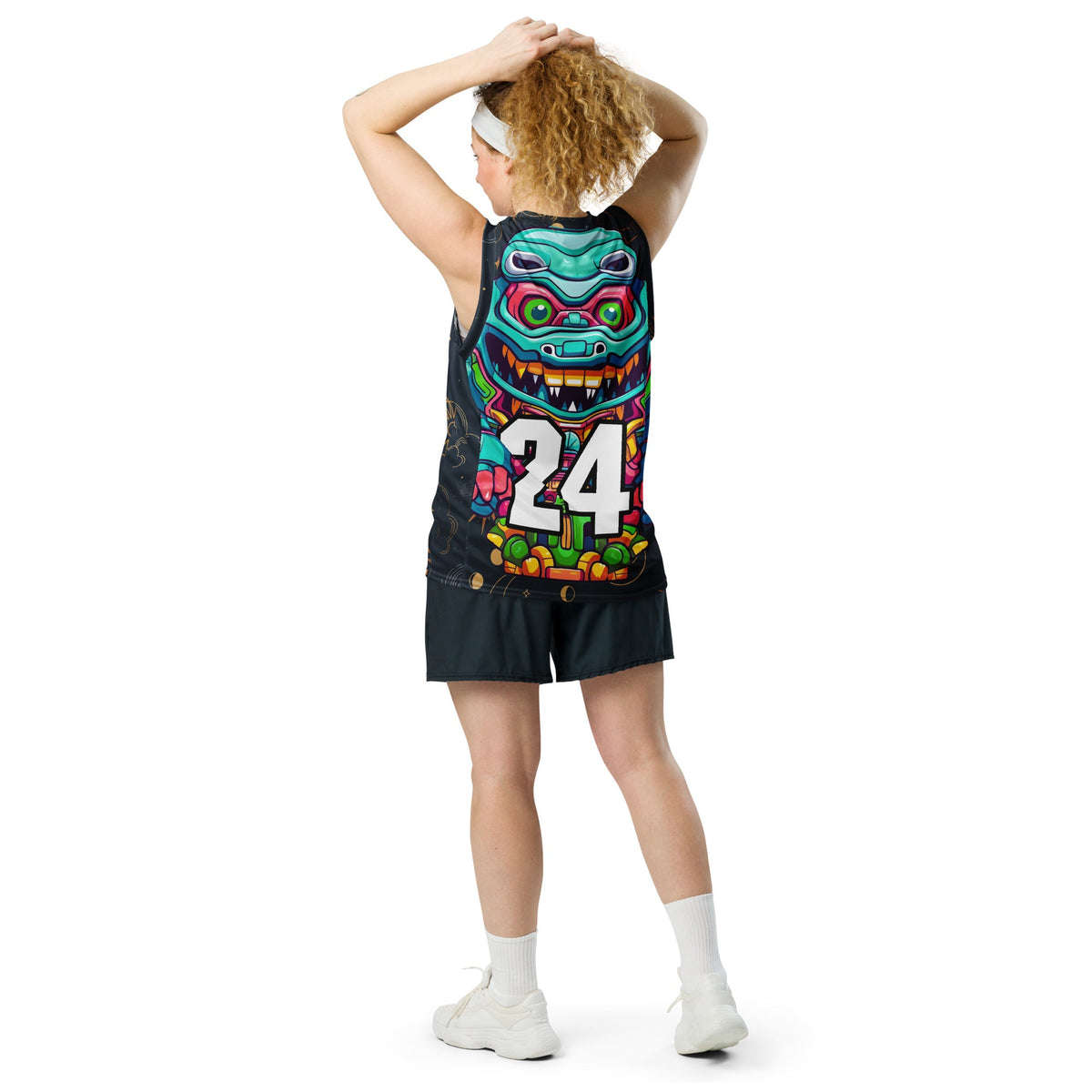 Astro Protector - Recycled unisex basketball jersey - Starry Odyssey Colorway - BBairt