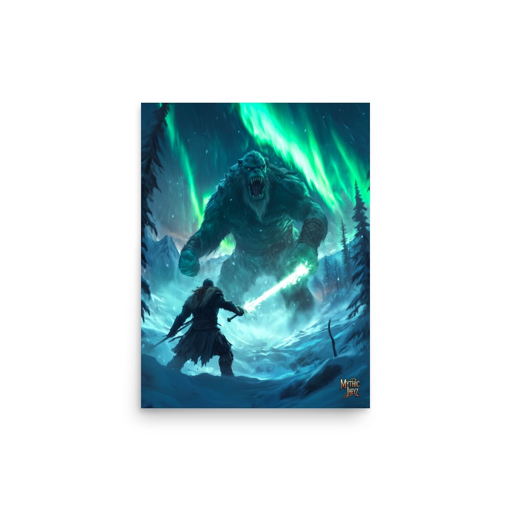 Aurora Clash Photo Paper Poster - Mythic Jheyz Collection - BBairt