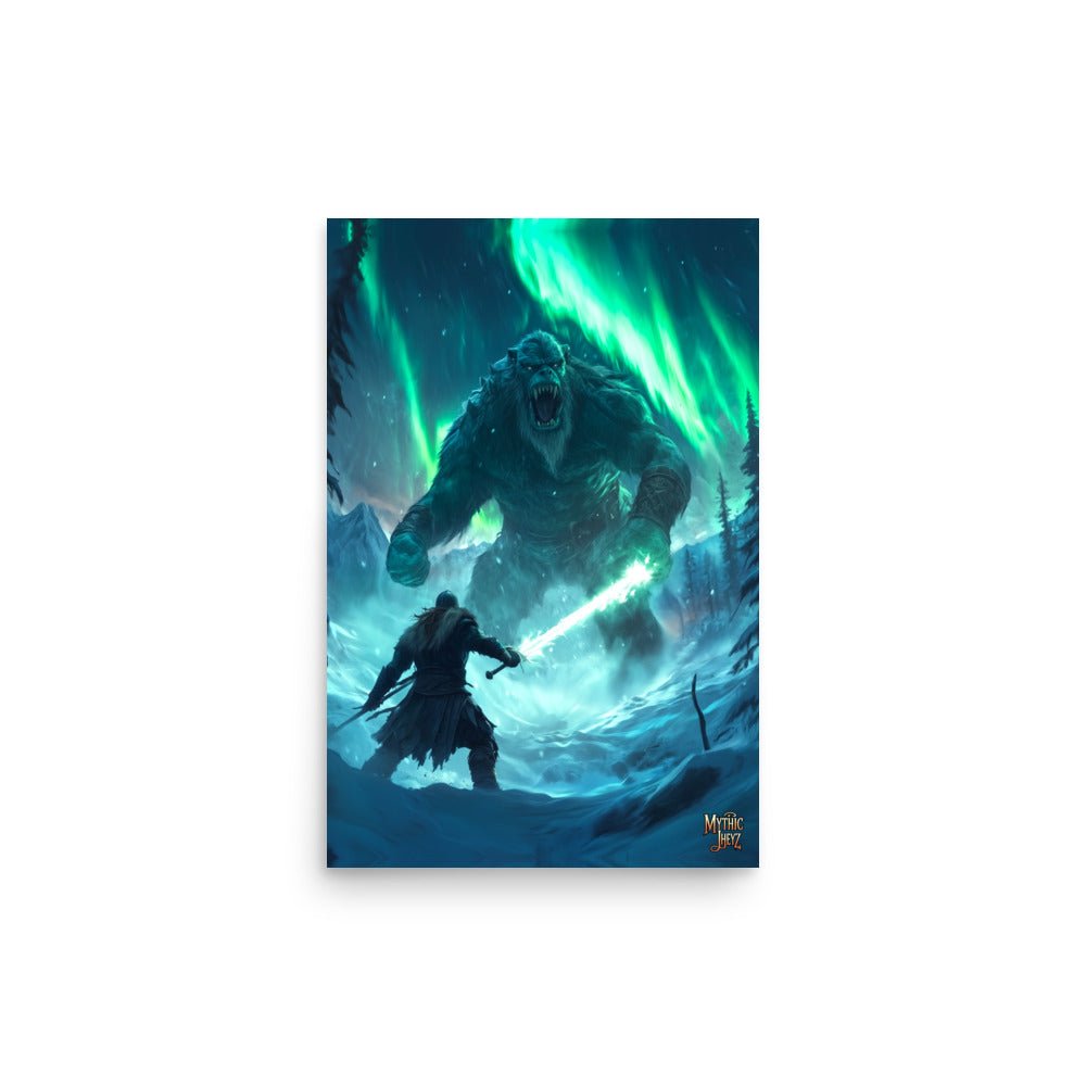 Aurora Clash Photo Paper Poster - Mythic Jheyz Collection - BBairt