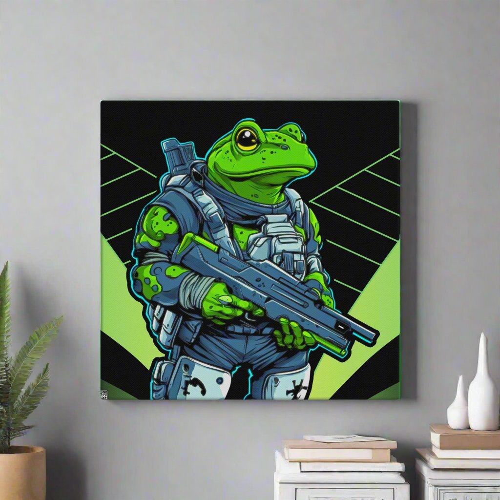 Battle Hopper - Canvas Print - BBairt