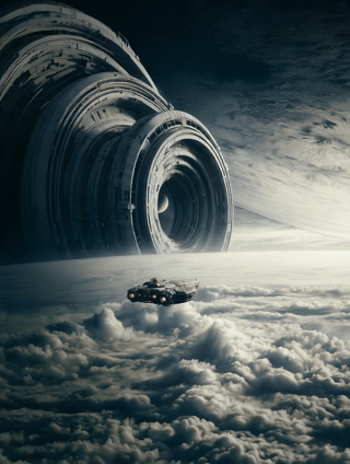 The Cloudbound Array – Photo Paper Poster