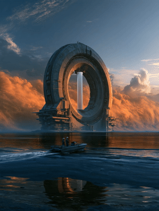 The Atmospheric Gate – Photo Paper Poster
