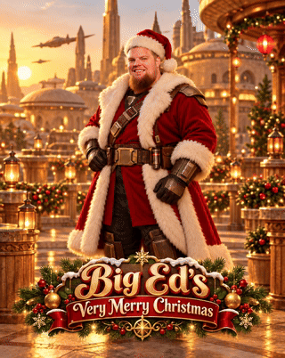 Big Ed – Guardian of Christmas – Photo Paper Poster