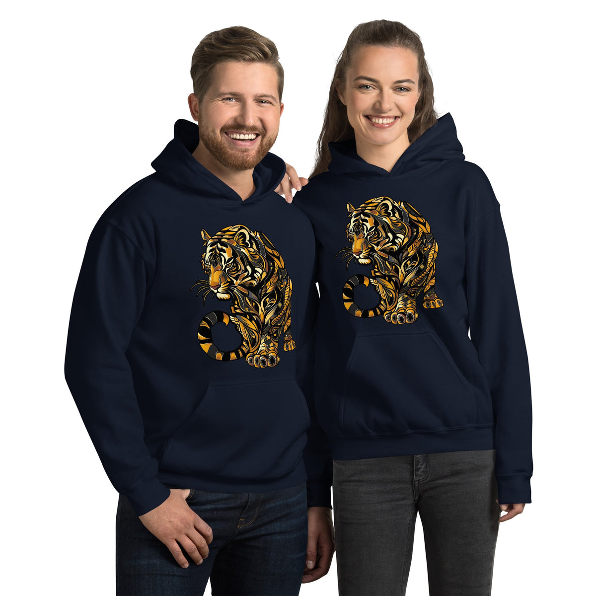 Bengal Brilliance - Unisex Gildan 18500 Hoodie - BBairt