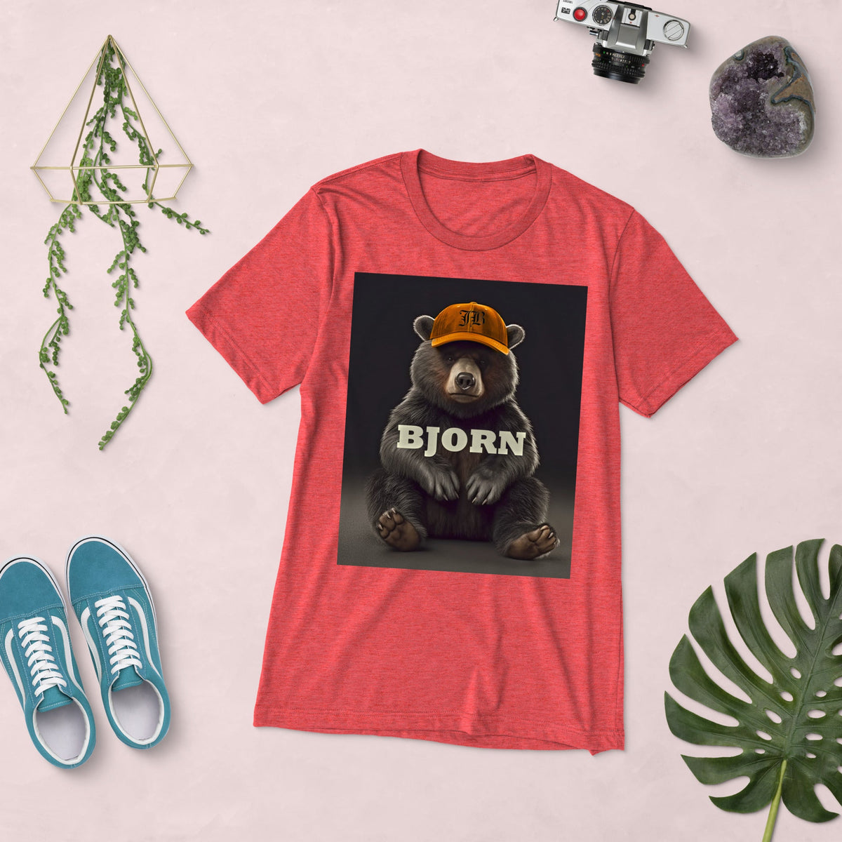 Bjorn's Ballgame - Unisex Short sleeve tri - blend t-shirt - BBairt