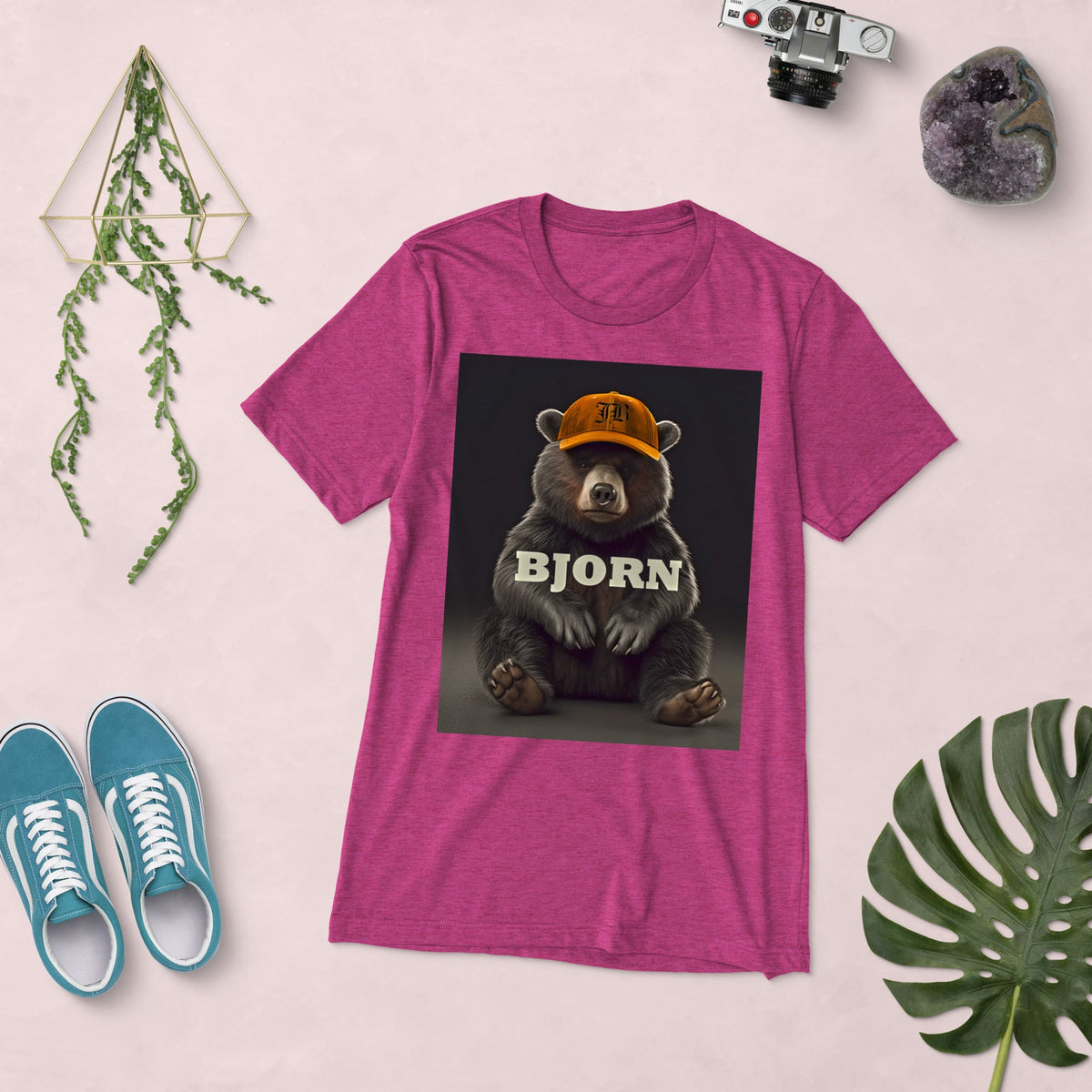 Bjorn's Ballgame - Unisex Short sleeve tri - blend t-shirt - BBairt