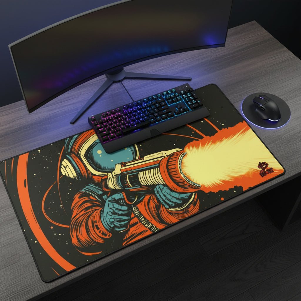 Blaster Elite Desk Mat - Retro Nova Chronicles