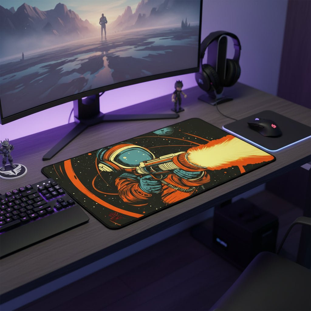 Blaster Elite Desk Mat - Retro Nova Chronicles