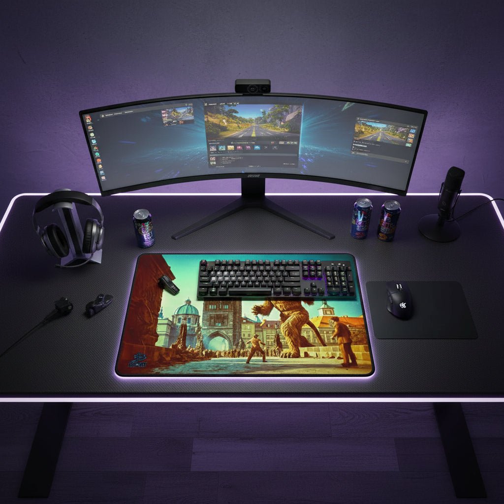 Bohemia's Beast Desk Mat - Kaiju Capitals