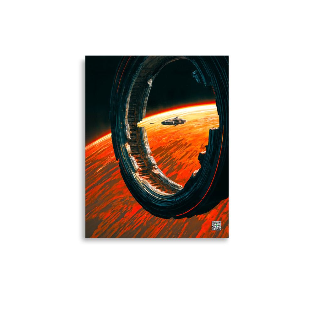The Broken Meridian by BBairt — unframed 11 × 14 inch photo paper poster