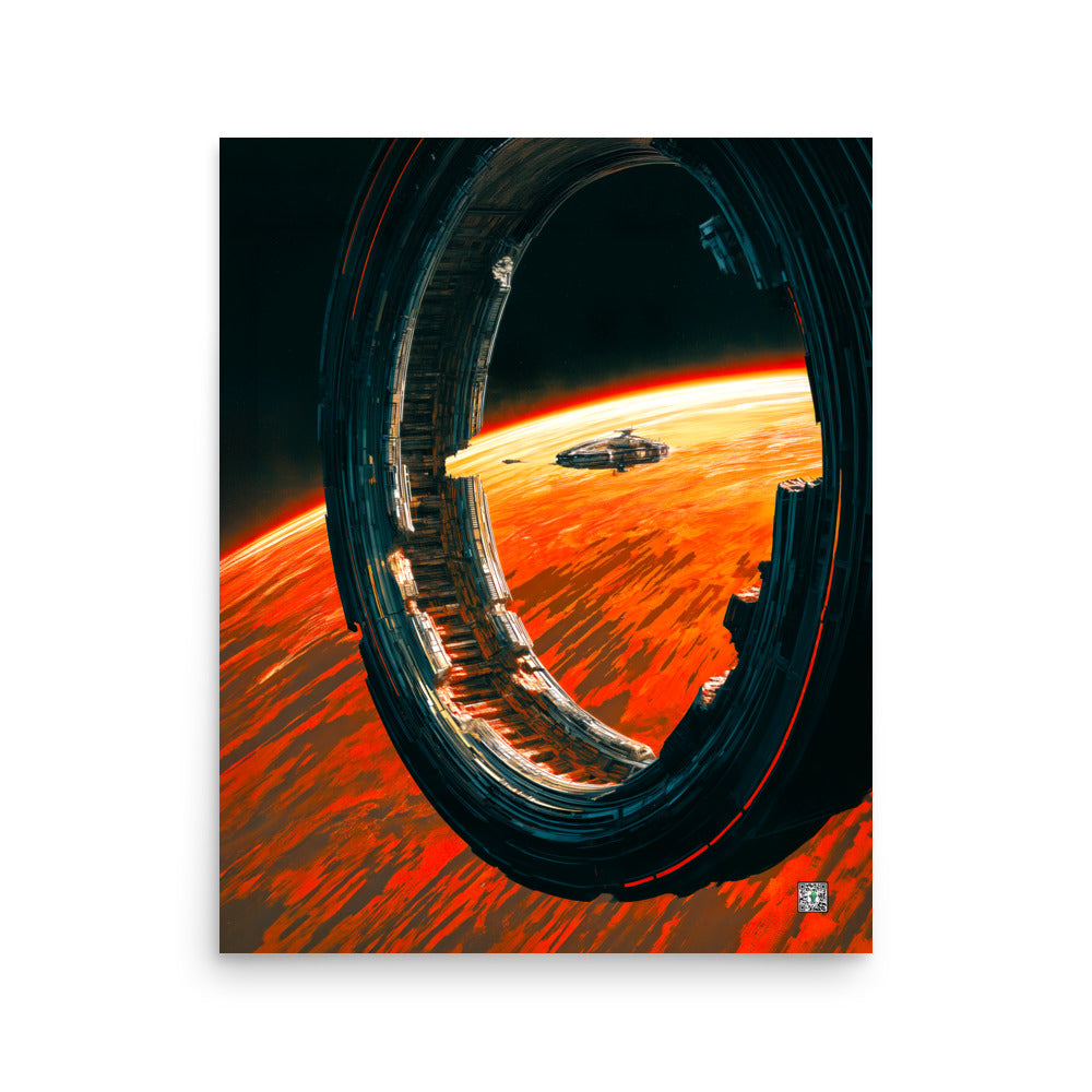 The Broken Meridian by BBairt — unframed 16 × 20 inch photo paper poster
