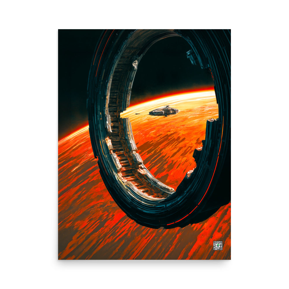The Broken Meridian by BBairt — unframed 18 × 24 inch photo paper poster