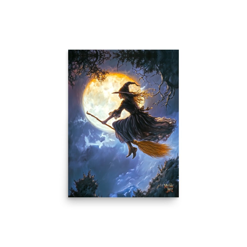 Broom and Gloom Photo Paper Poster - Mythic Jheyz Collection - BBairt