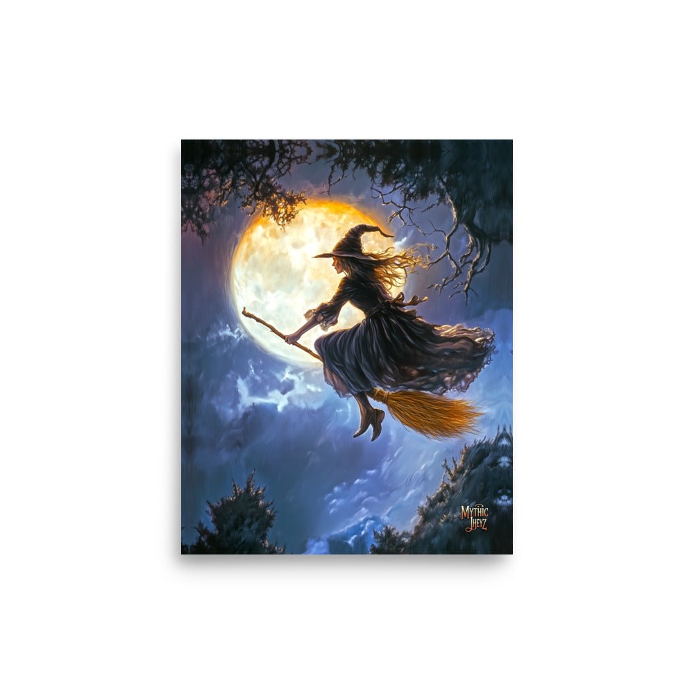 Broom and Gloom Photo Paper Poster - Mythic Jheyz Collection - BBairt