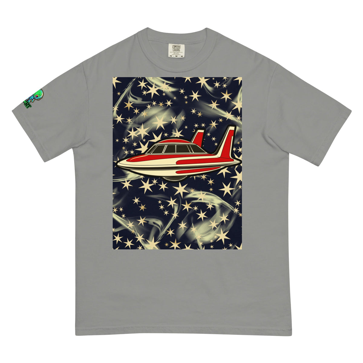 Celestial Cruiser - Unisex garment - dyed heavyweight t-shirt - BBairt