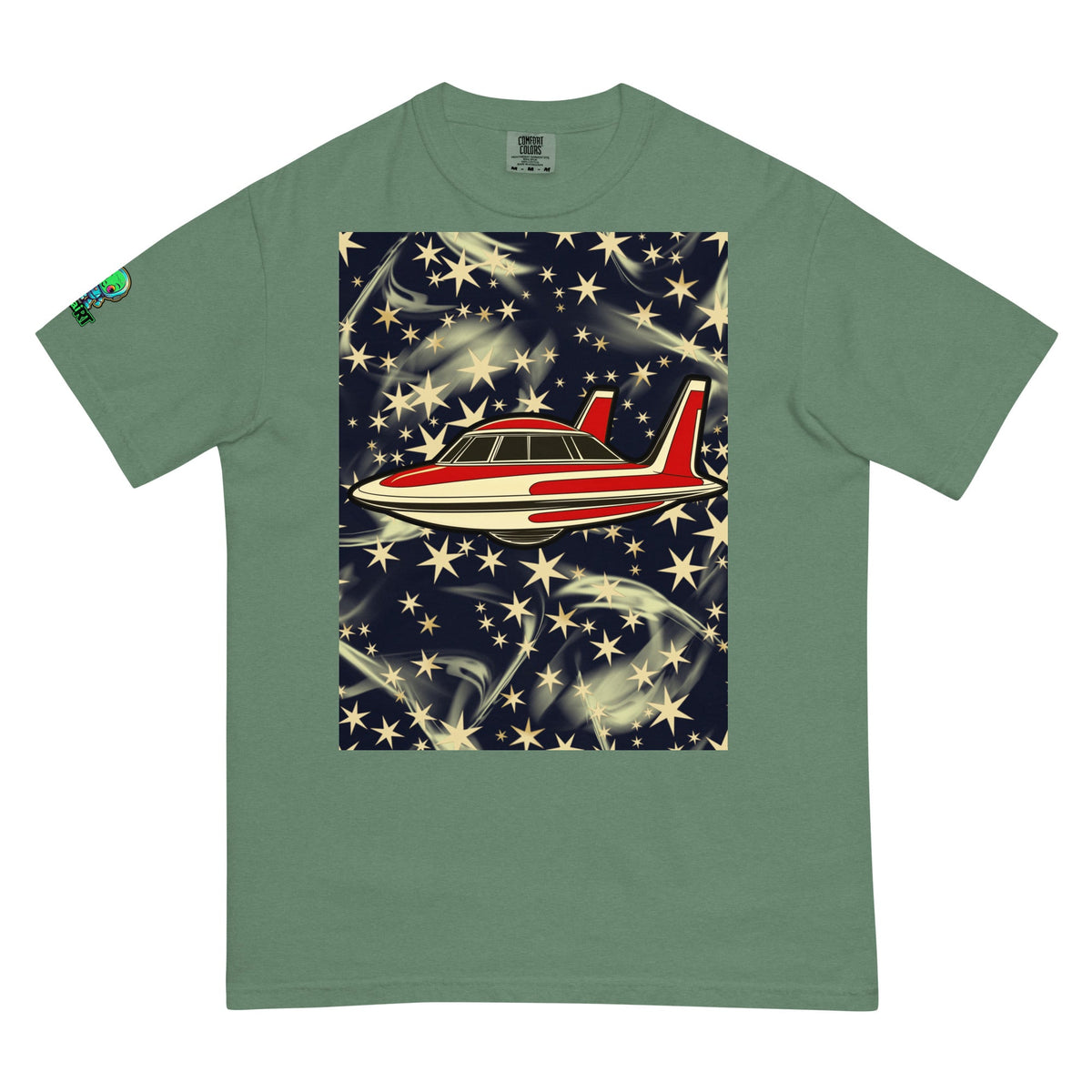 Celestial Cruiser - Unisex garment - dyed heavyweight t-shirt - BBairt
