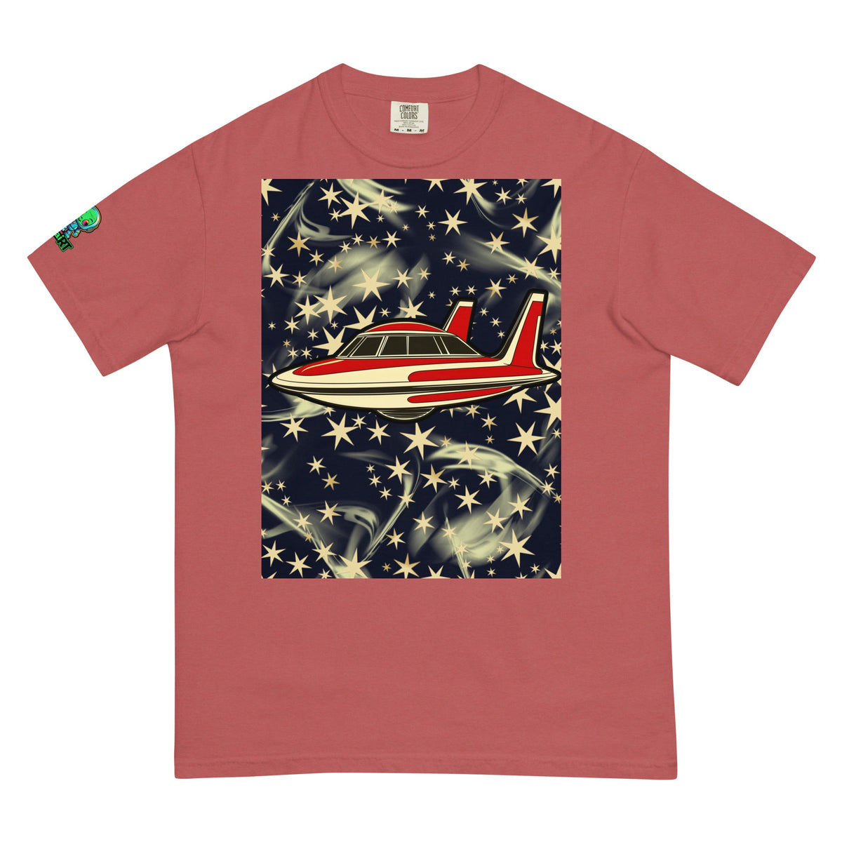 Celestial Cruiser - Unisex garment - dyed heavyweight t-shirt - BBairt