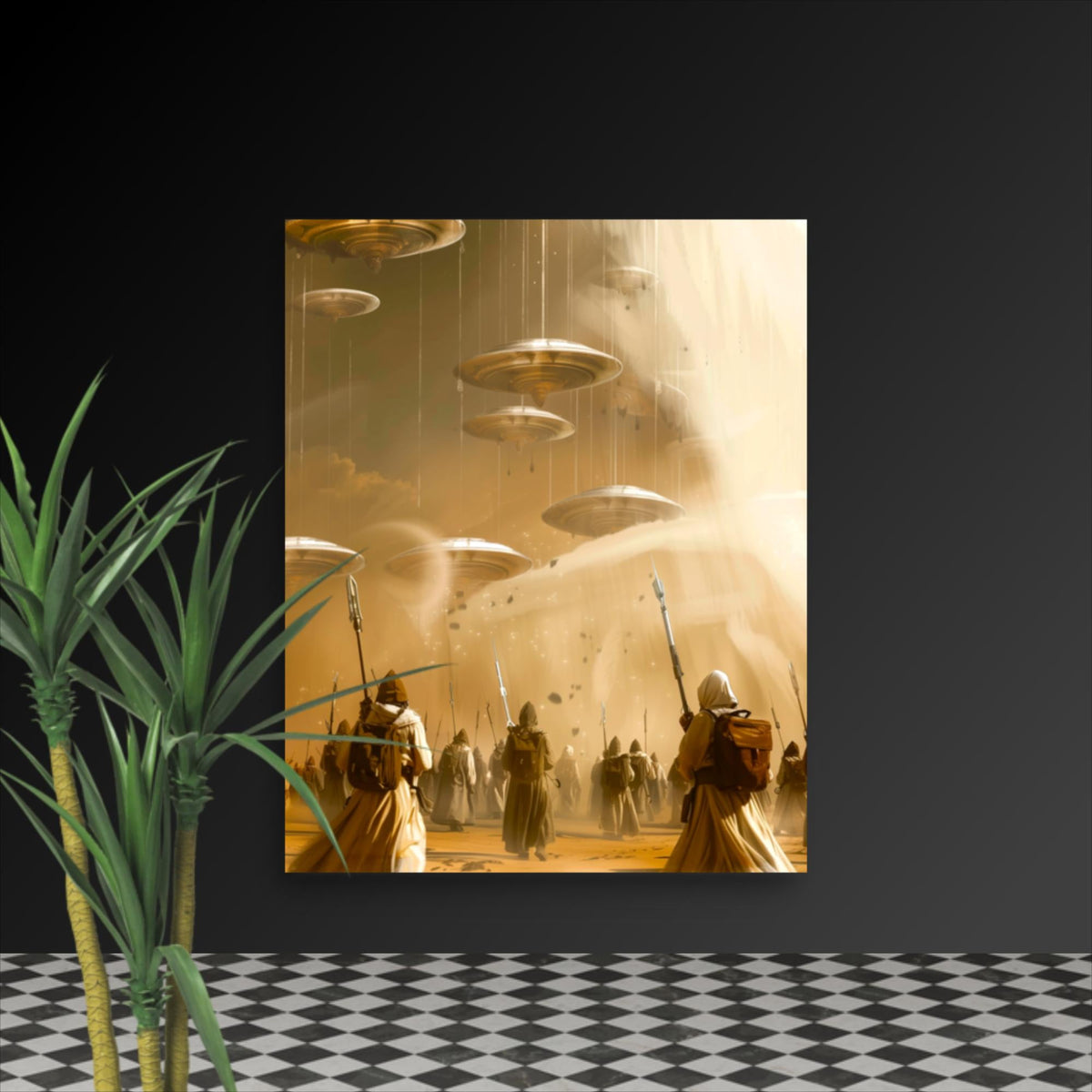 Chronicles of the Golden Invaders - Photo paper poster - BBairt
