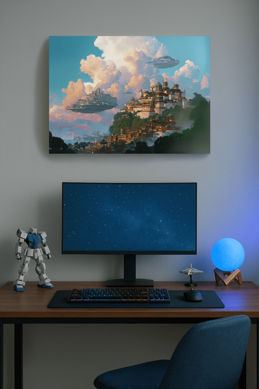 Citadels of the Cumulus Way – Photo Paper Poster - BBairt