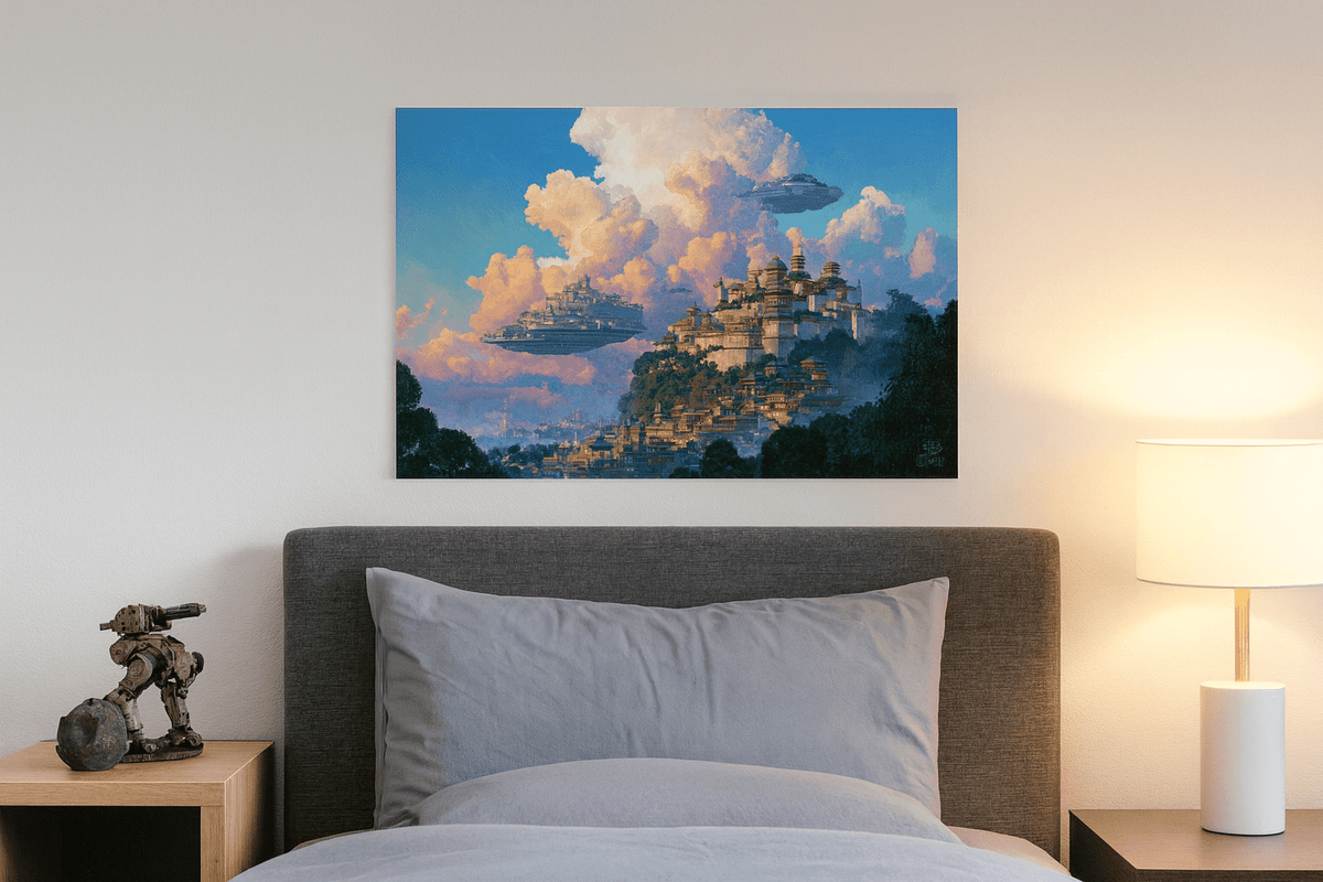 Citadels of the Cumulus Way – Photo Paper Poster - BBairt