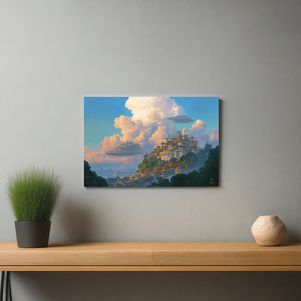 Citadels of the Cumulus Way – Photo Paper Poster - BBairt