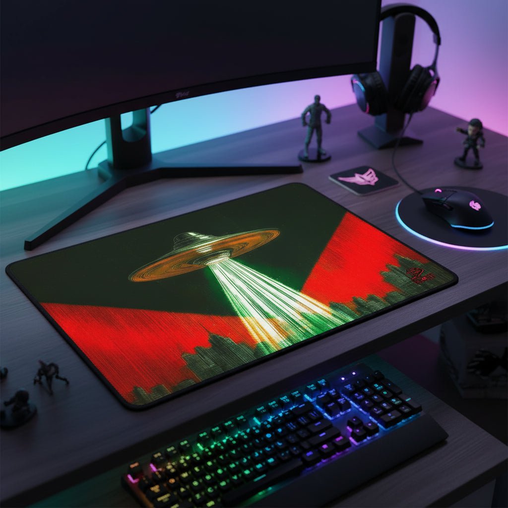 City of Beams Desk Mat from BBairt