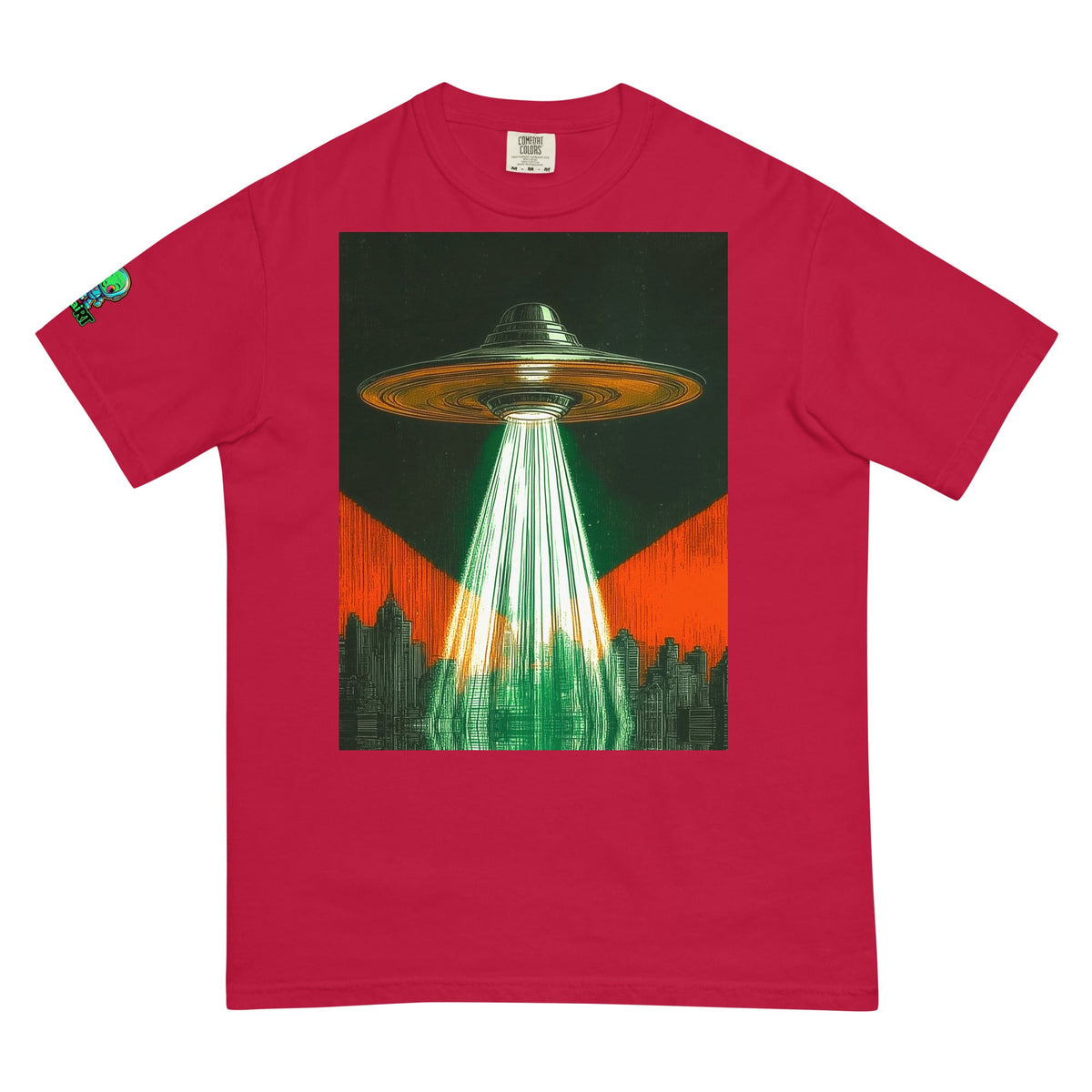 City of Beams - Unisex garment - dyed heavyweight t-shirt - BBairt