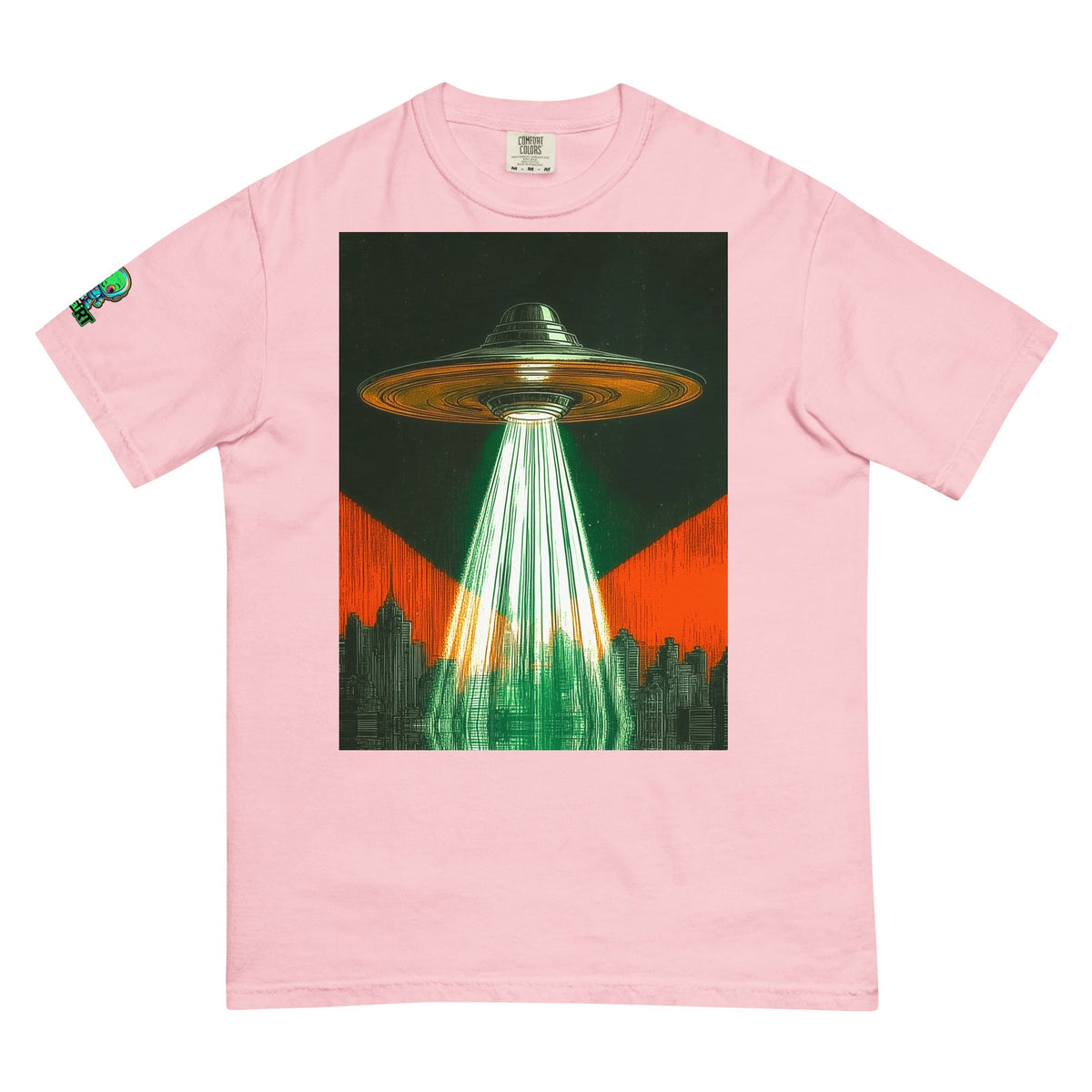 City of Beams - Unisex garment - dyed heavyweight t-shirt - BBairt