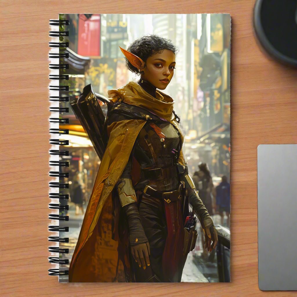 City Strider Spiral Notebook - Mythic Jheyz Collection - BBairt