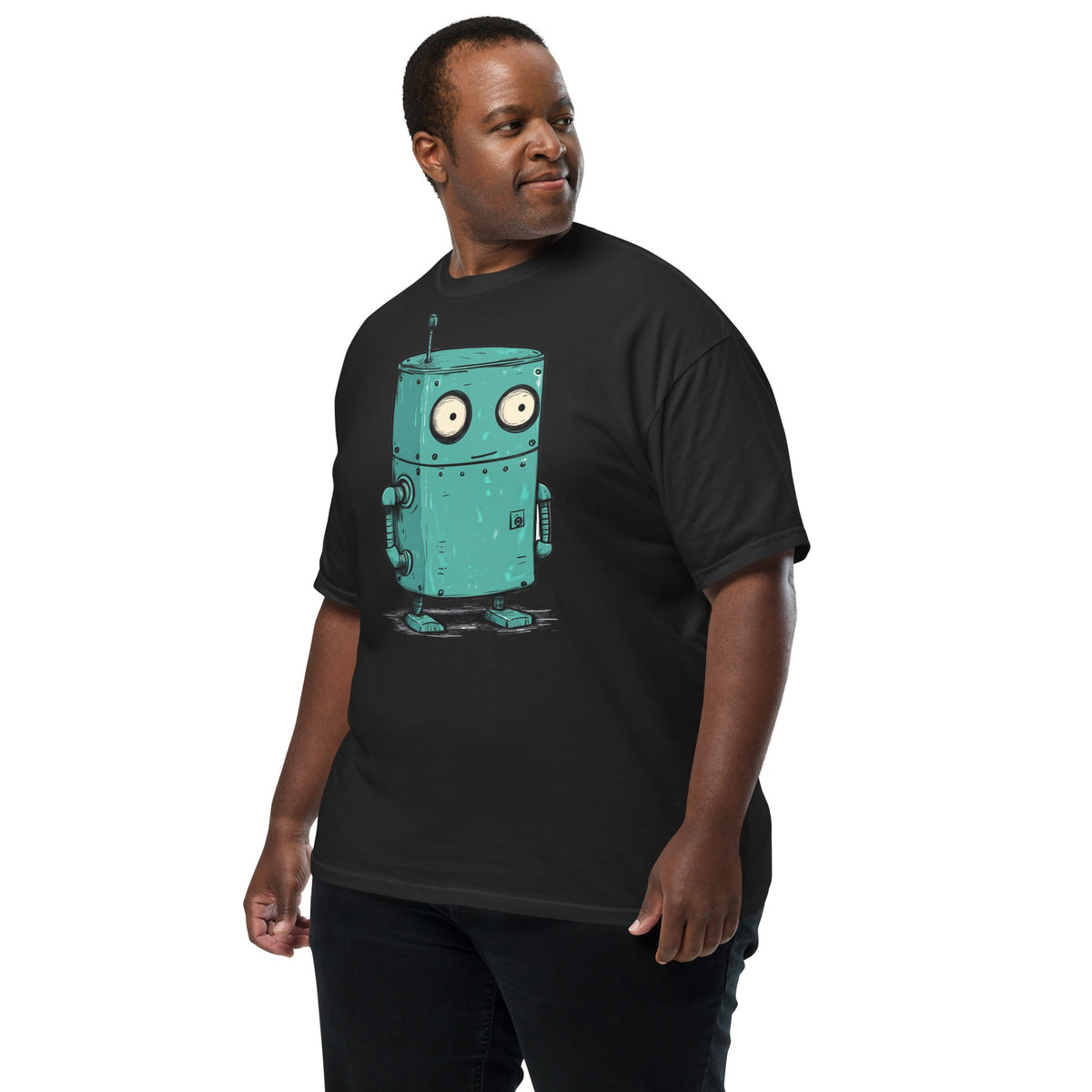 Clyde the Loyal Droid - Unisex garment - dyed heavyweight t-shirt - BBairt