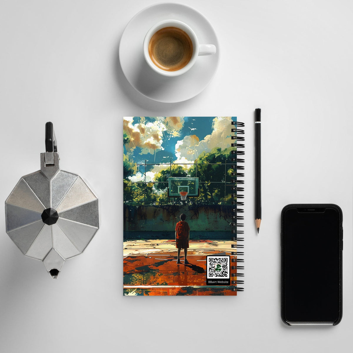 Courts of Ambition - Spiral notebook - BBairt