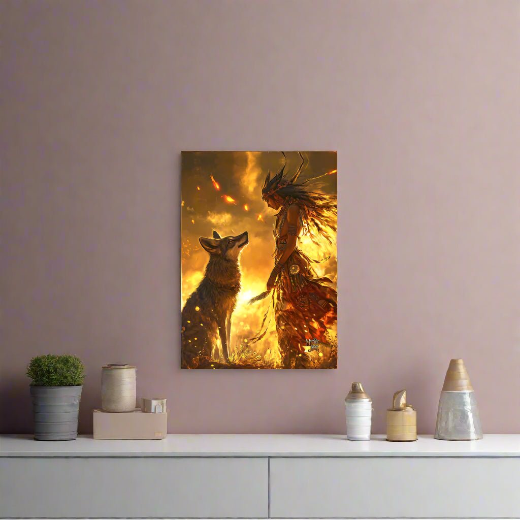 Dawn of the Skinwalker Photo Paper Poster - Mythic Jheyz Collection - BBairt