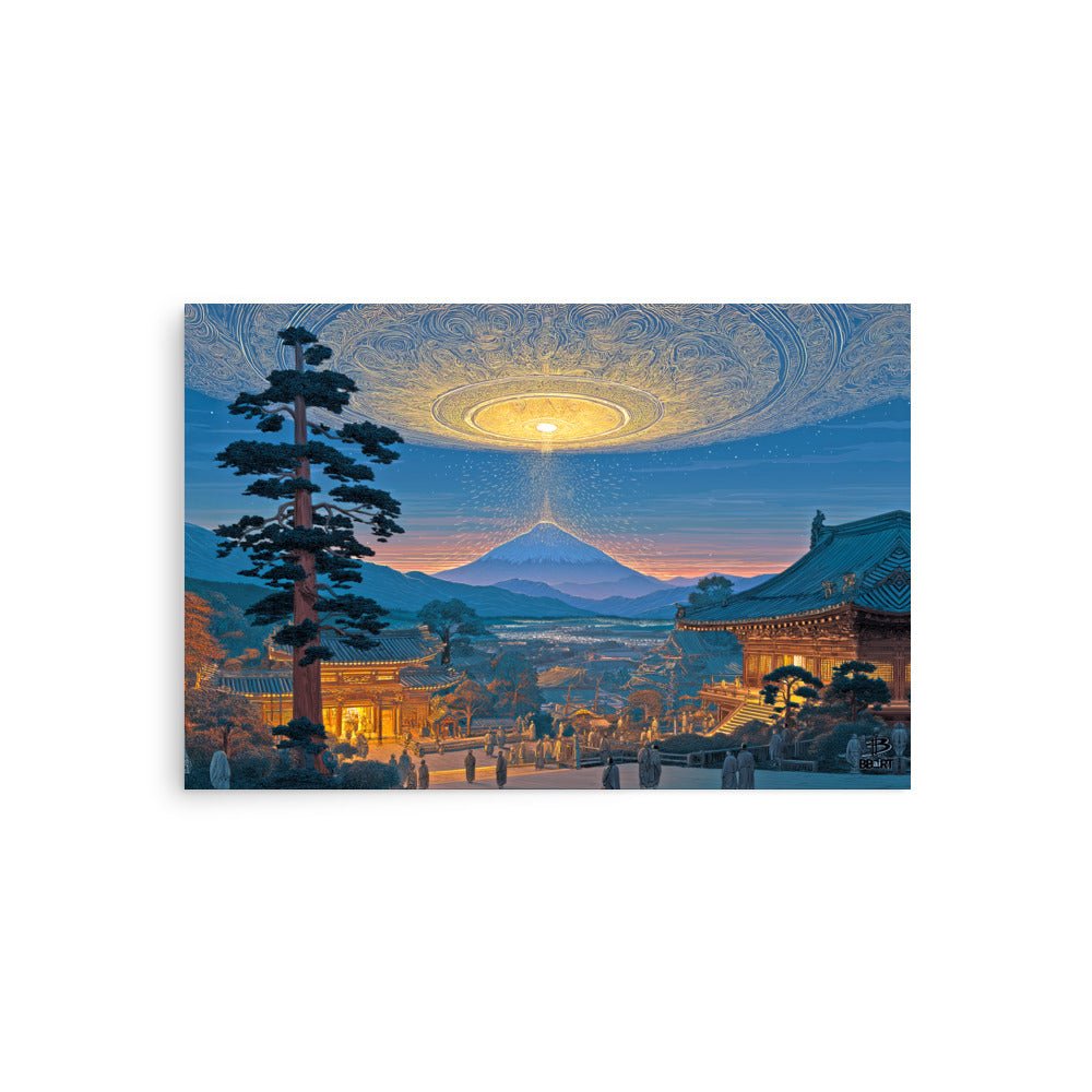 Dawn Over the Celestial Gate – Photo Paper Poster - BBairt