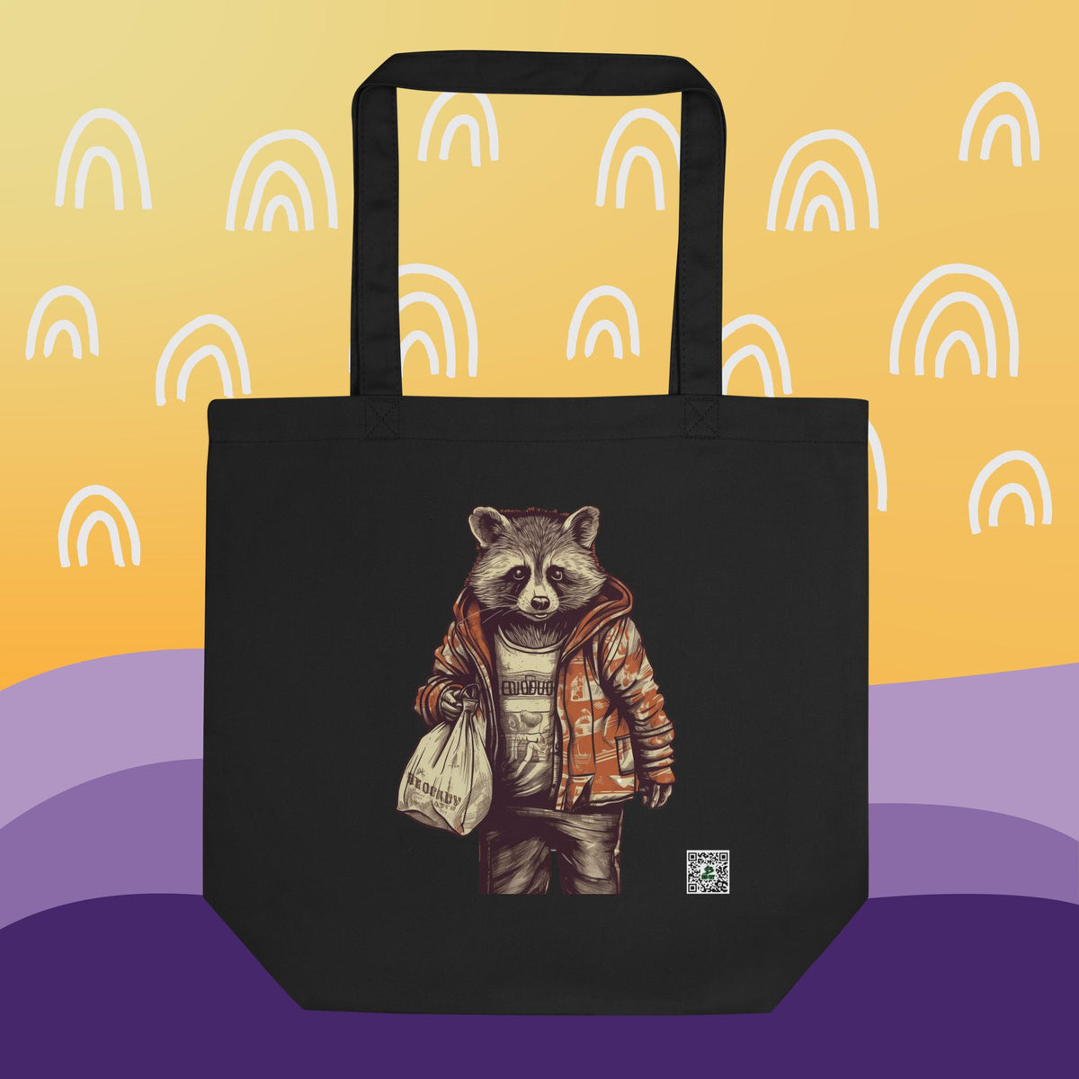 Sid the Retail Raccoon - Eco Tote Bag